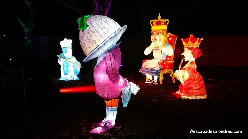Alice in winterland lantern festival london