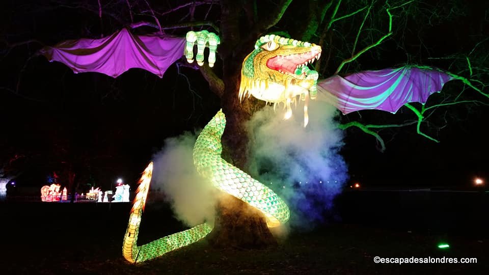 Alice in winterland lantern festival london