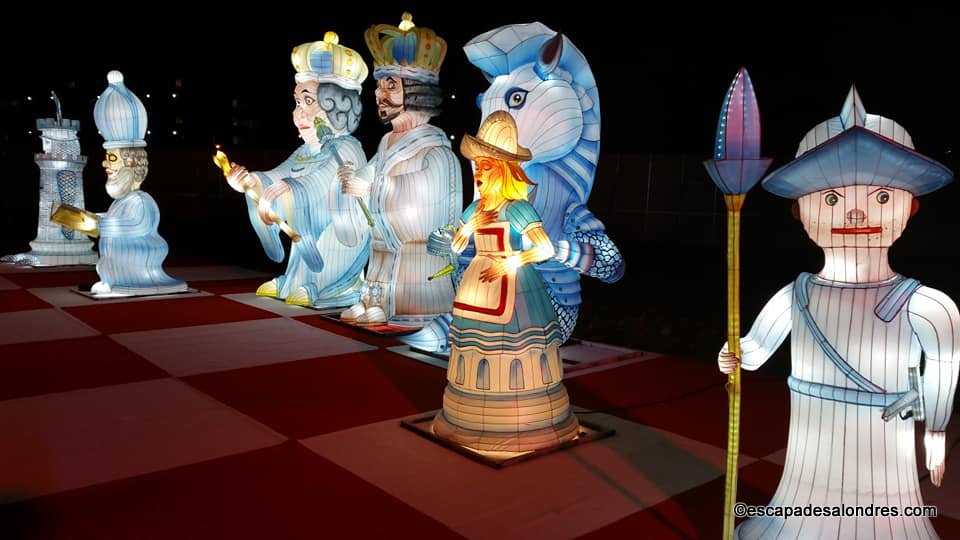Alice in winterland lantern festival london