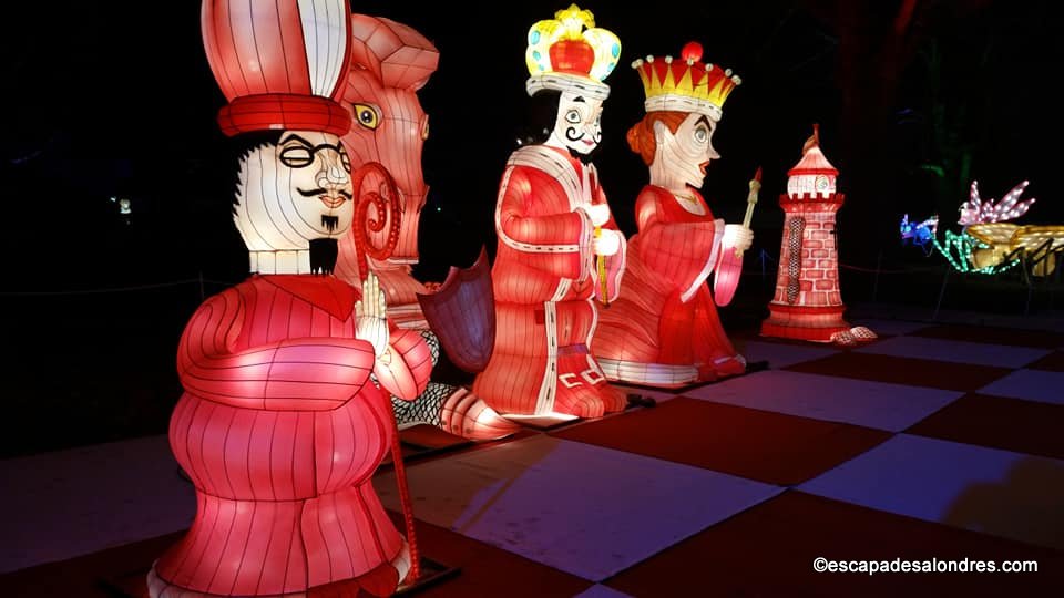 Alice in winterland lantern festival london
