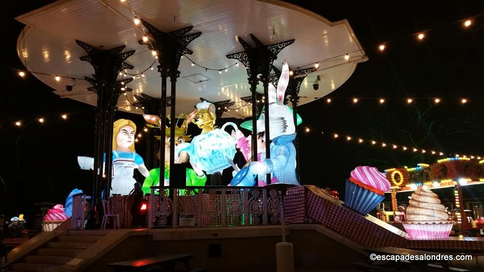 Alice in winterland lantern festival london