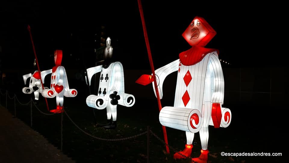 Alice in winterland lantern festival london