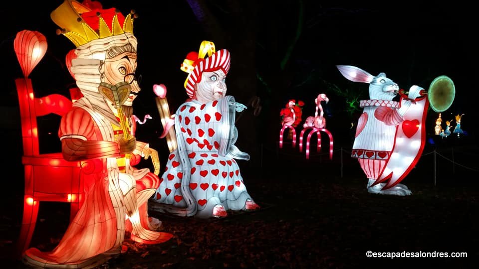 Alice in winterland lantern festival london