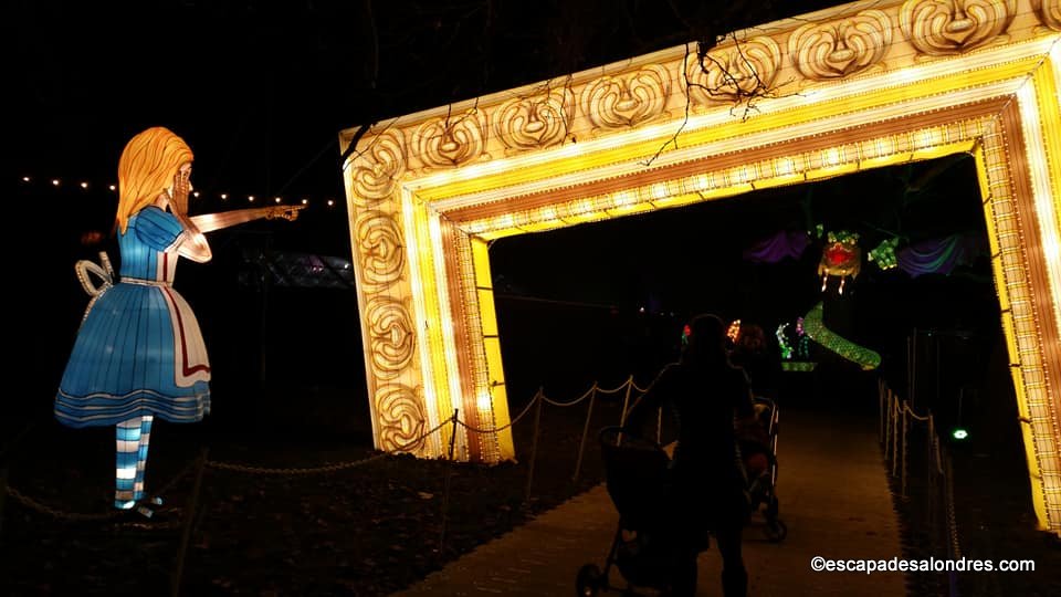 Alice in winterland lantern festival london