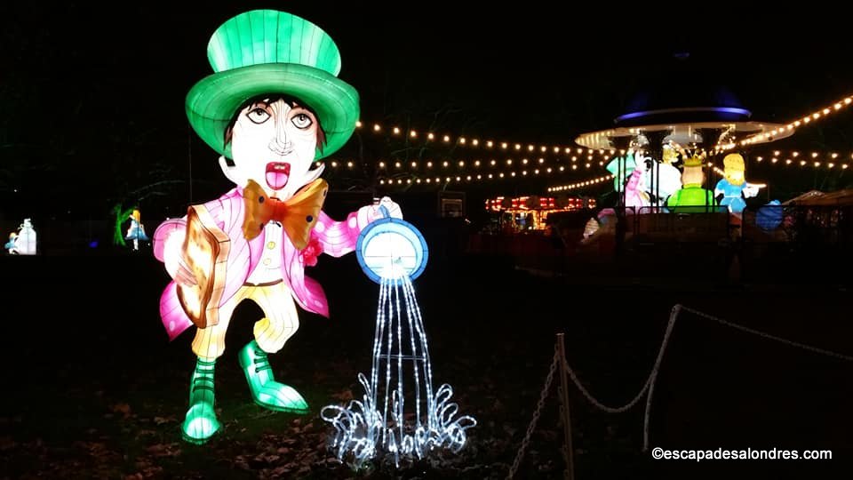 Alice in winterland lantern festival london
