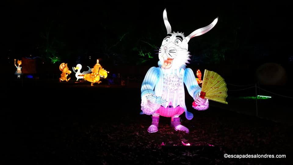 Alice in winterland lantern festival london