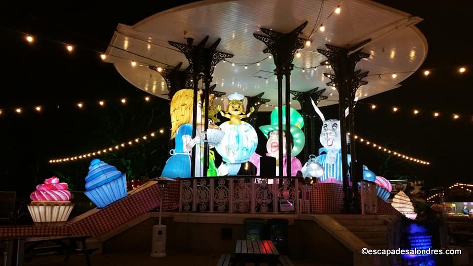 Alice in winterland lantern festival london