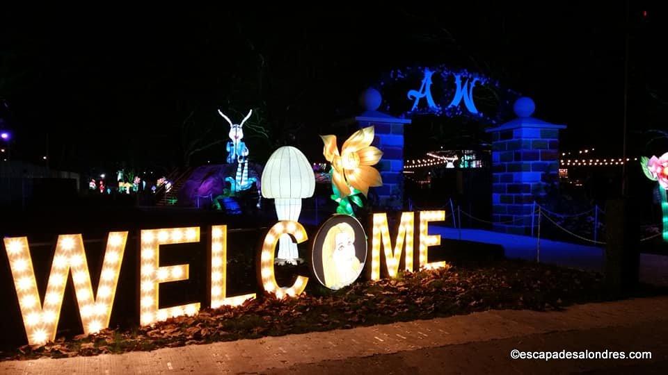 Alice in winterland lantern festival london