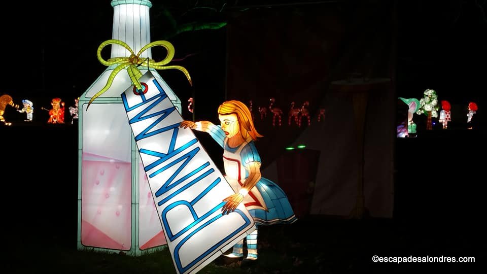 Alice in winterland lantern festival london