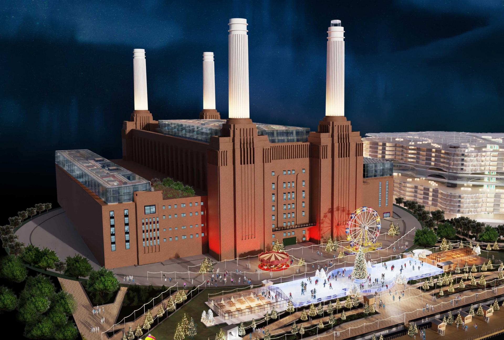 Battersea power station glide