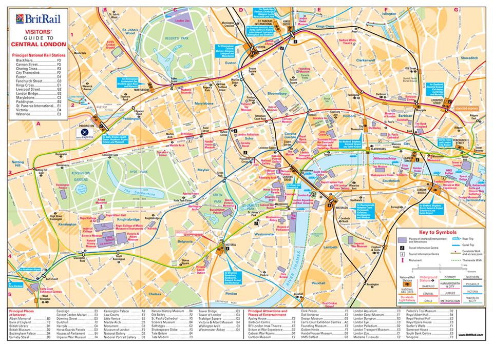 carte londres