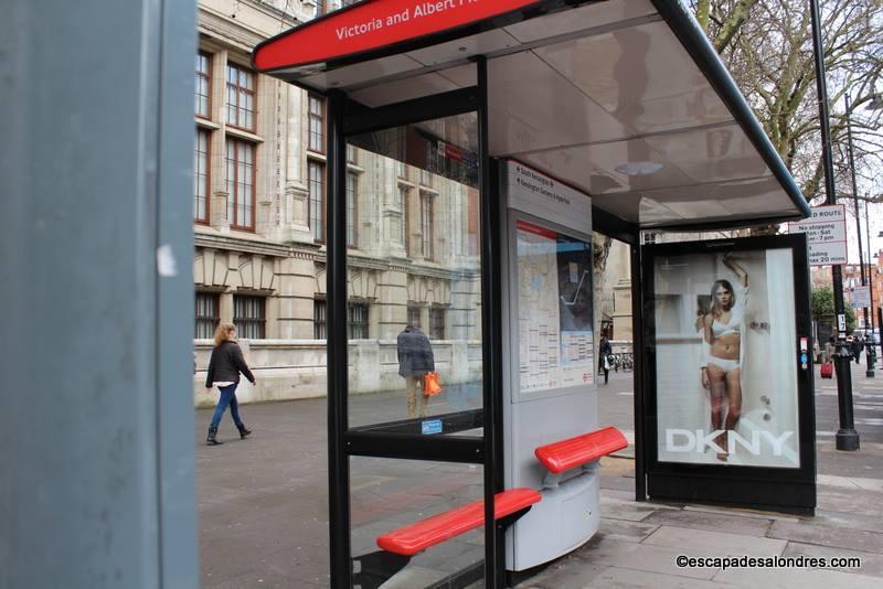 Bus stop London