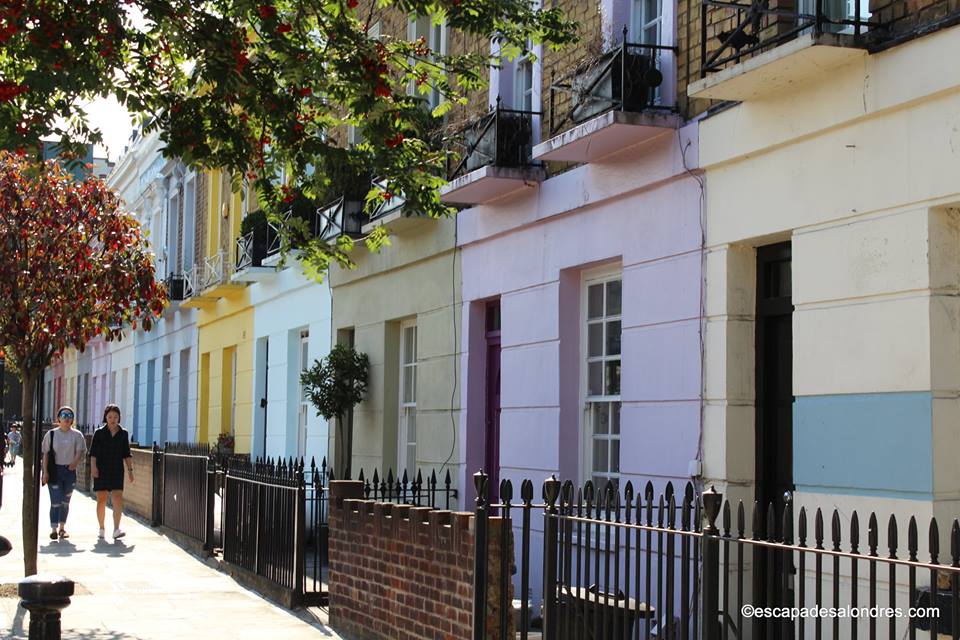Camden town maisons colorées