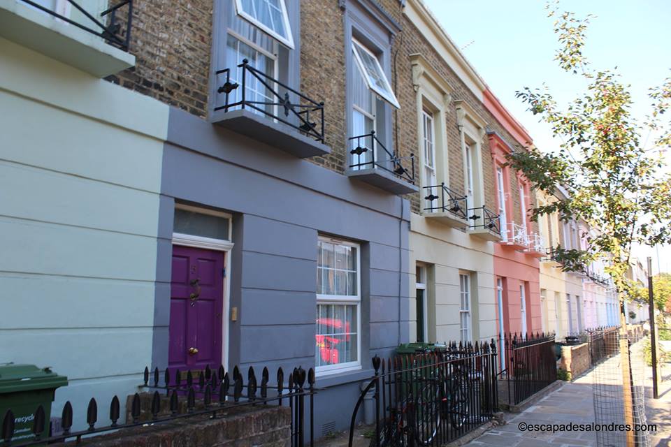 Camden town maisons colorées