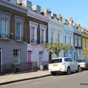 Camden town maisons colorées