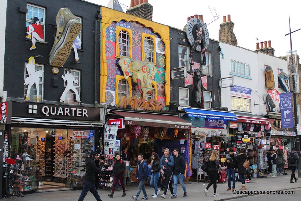 Camden Town Market Célèbre Quartier Atypique De Londres