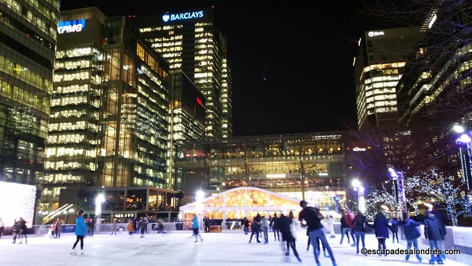 Canary wharf ice rink