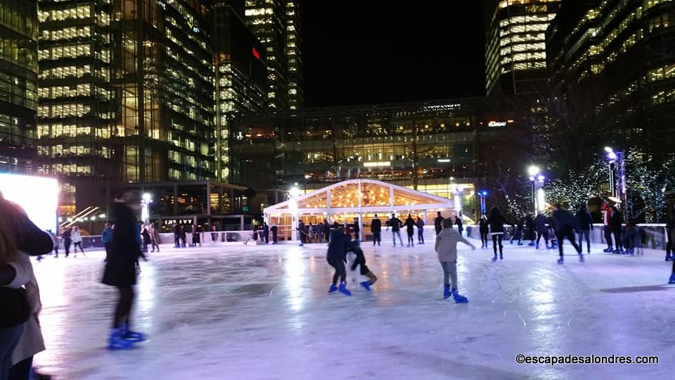 Canary wharf ice rink
