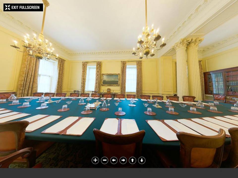 Downing street cabinet room©The Prime Minister's Office