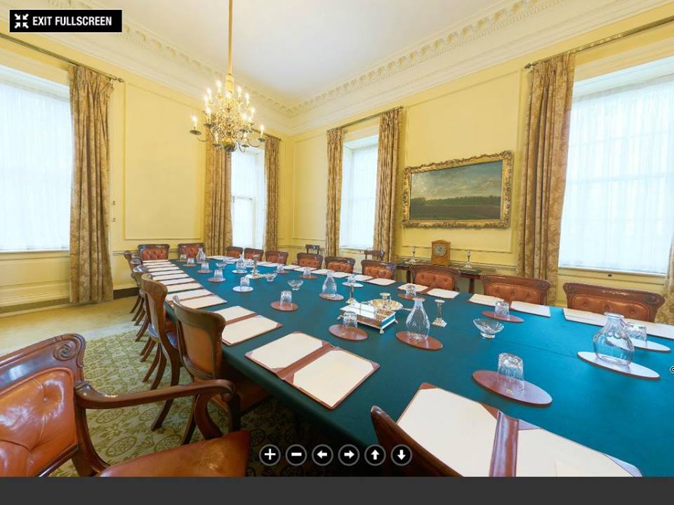 Downing street cabinet room©The Prime Minister's Office