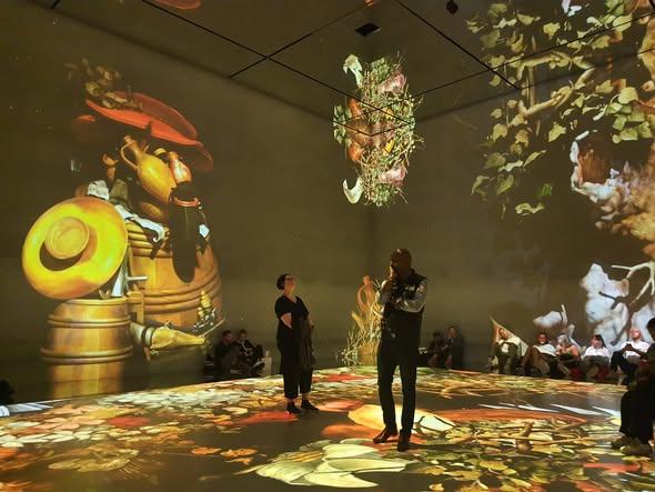Frameless londres beyond reality Le serveur Giuseppe Arcimboldo