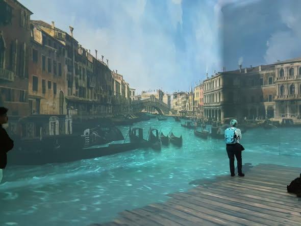 Frameless londres the world around us The Grand Canal Canaletto