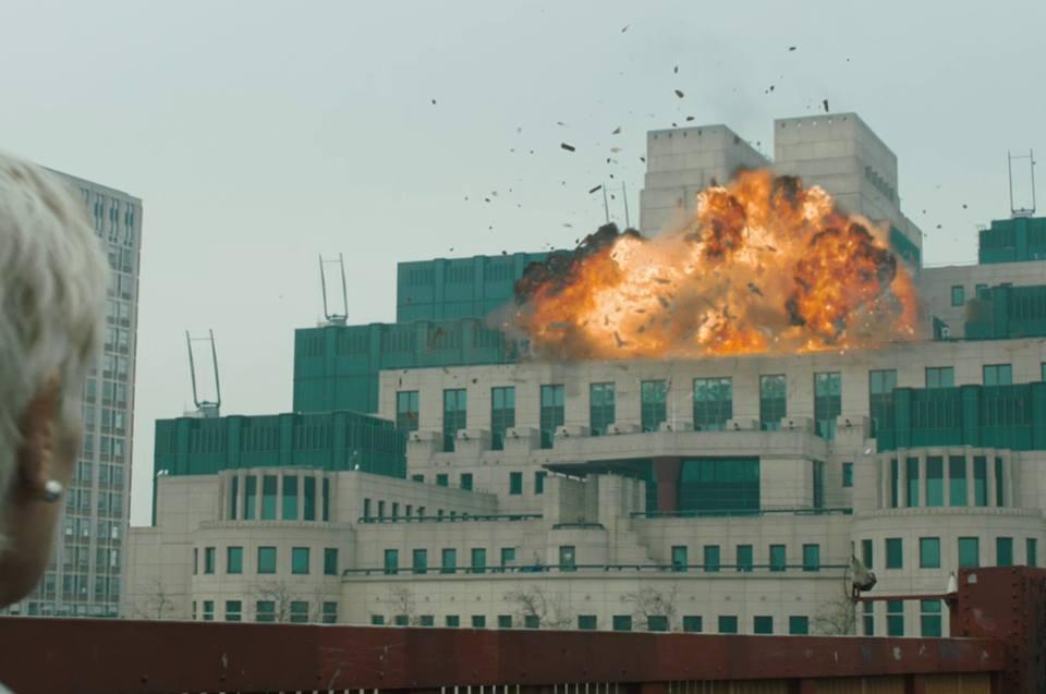 James Bond Mi6 explosion