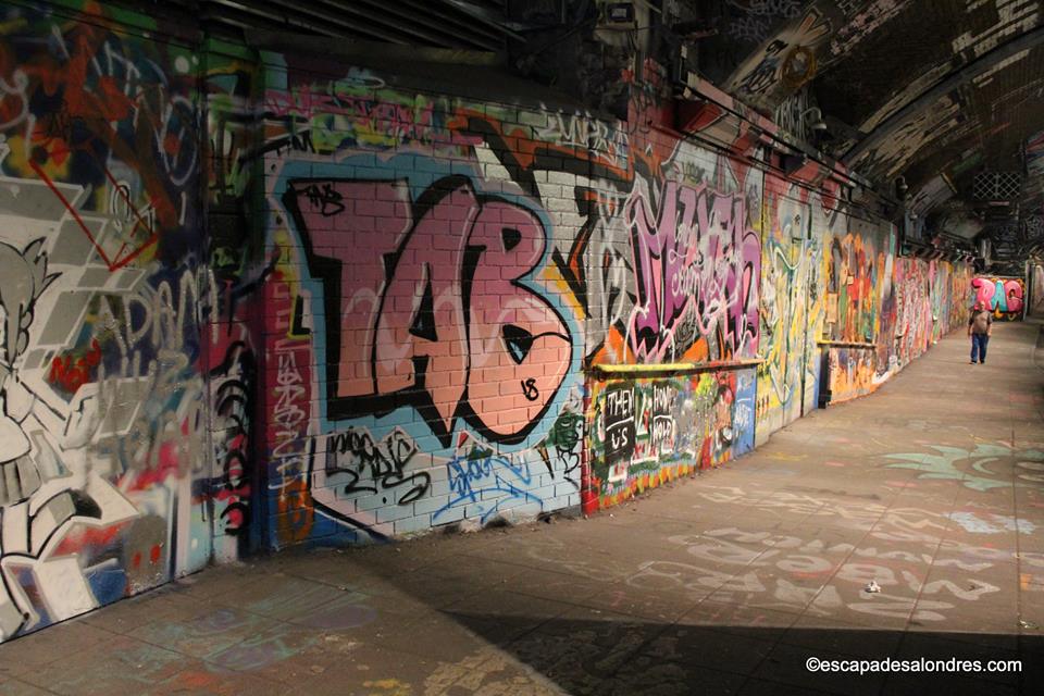 Leake street graffiti tunnel