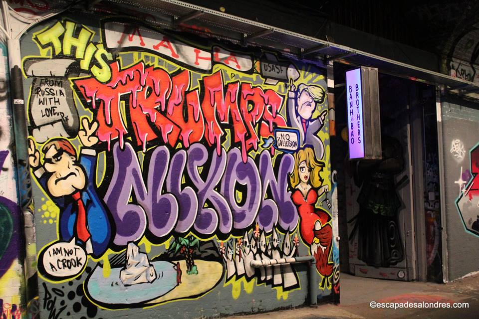 Leake street graffiti tunnel