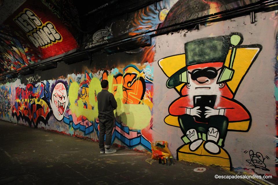 Leake street graffiti tunnel