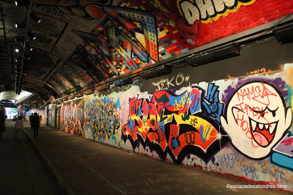 Leake street graffiti tunnel