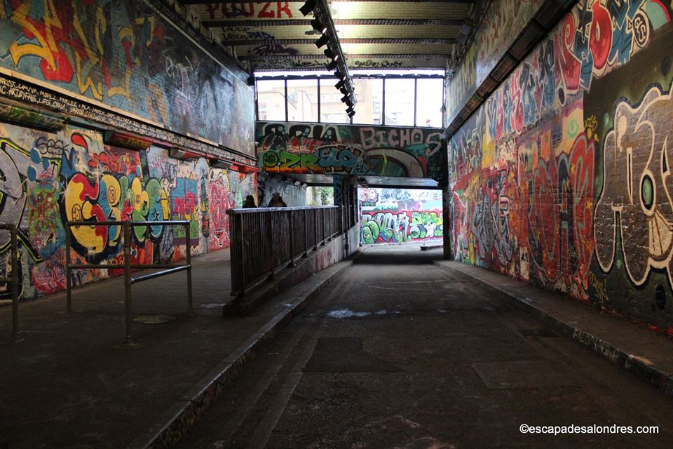 Leake street graffiti tunnel