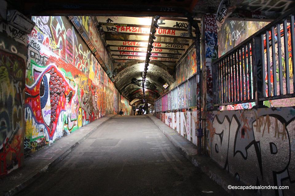 Leake street graffiti tunnel