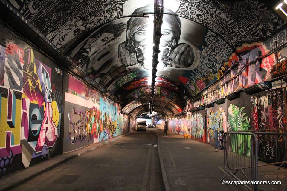 Leake street graffiti tunnel