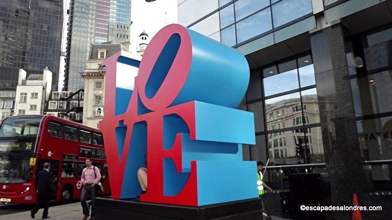 Love sculpture London