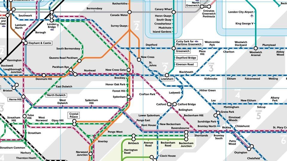 National Rail Map London