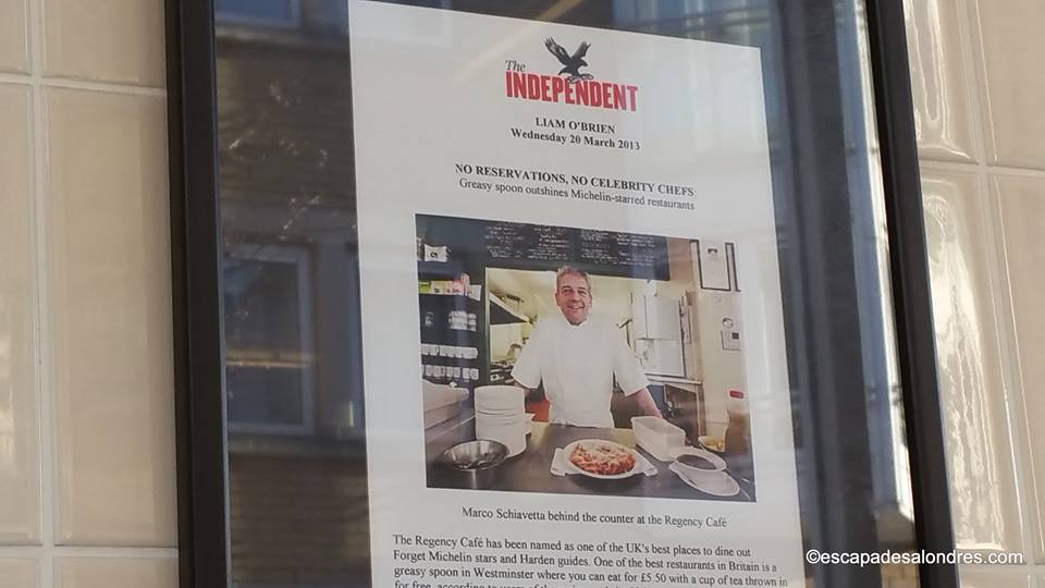 Regency cafe londres