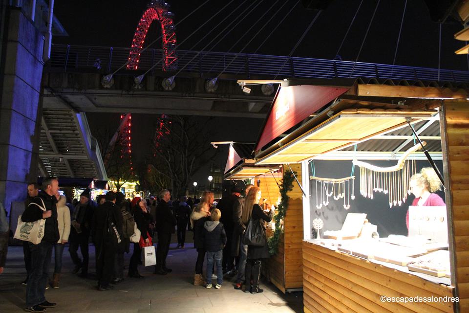 Southbank christmas market