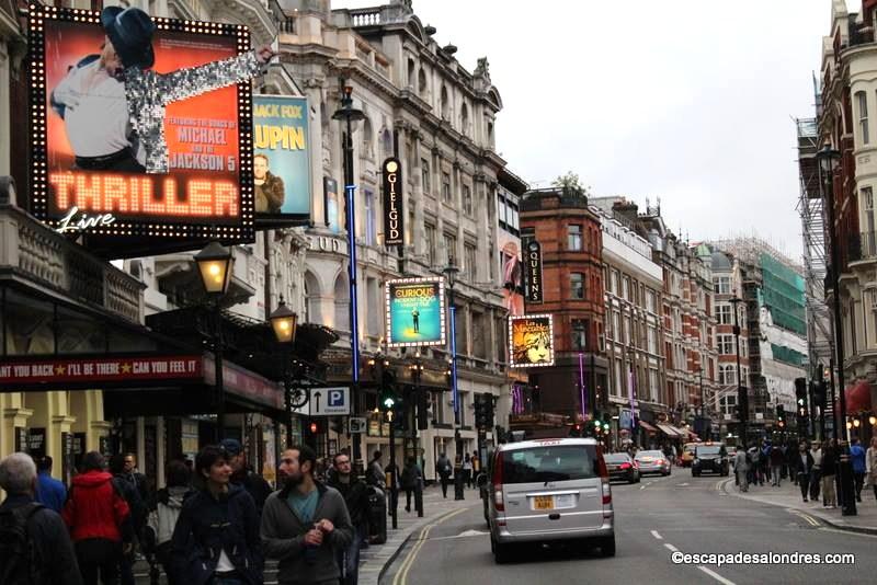 Spectacles londres