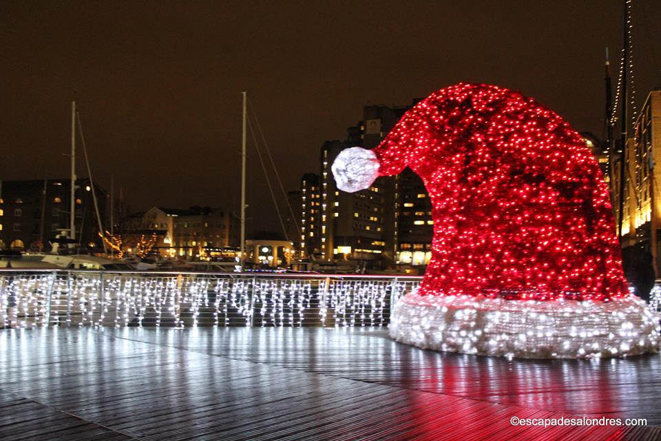St katharine docks christmas tree