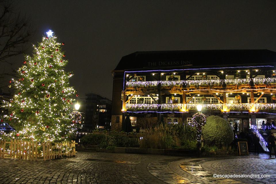 St katharine docks christmas tree