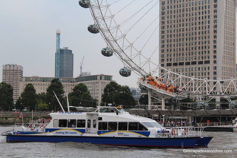 Thames clippers river bus