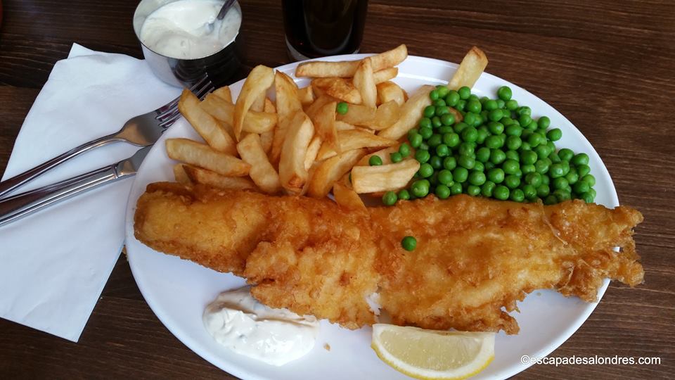 The golden hind fish and chips
