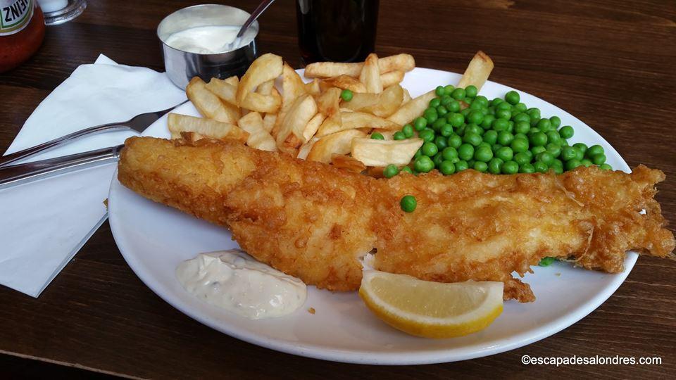 The golden hind fish and chips