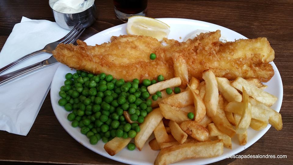The golden hind fish and chips