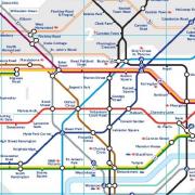 Tube Map Londres avec zones