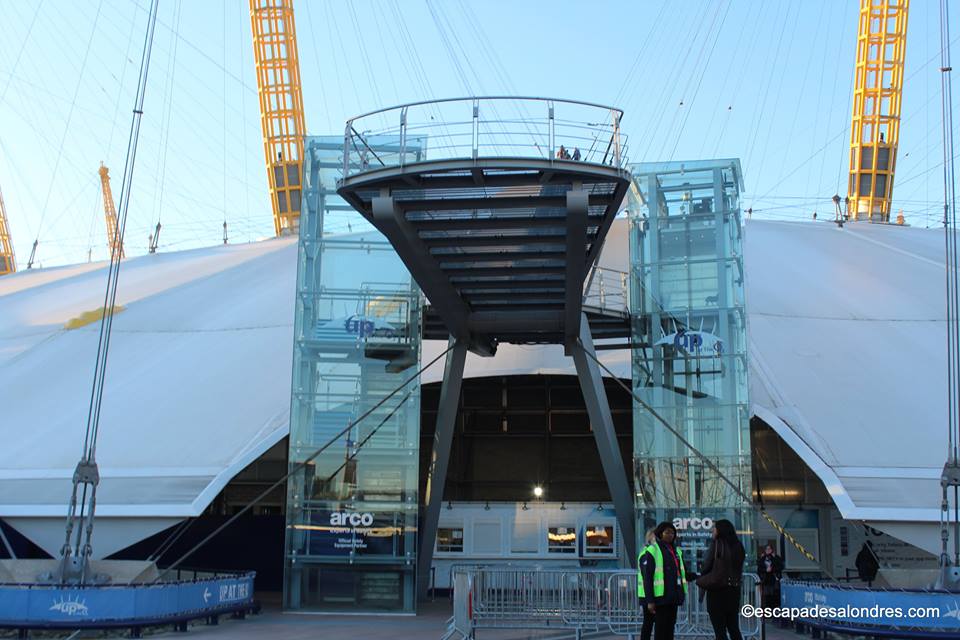 Up at the o2 Arena London