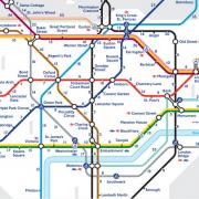 Walking London tube Map