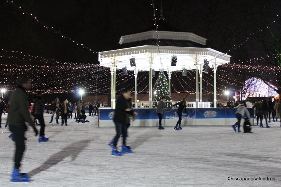 Winter wonderland ice rink