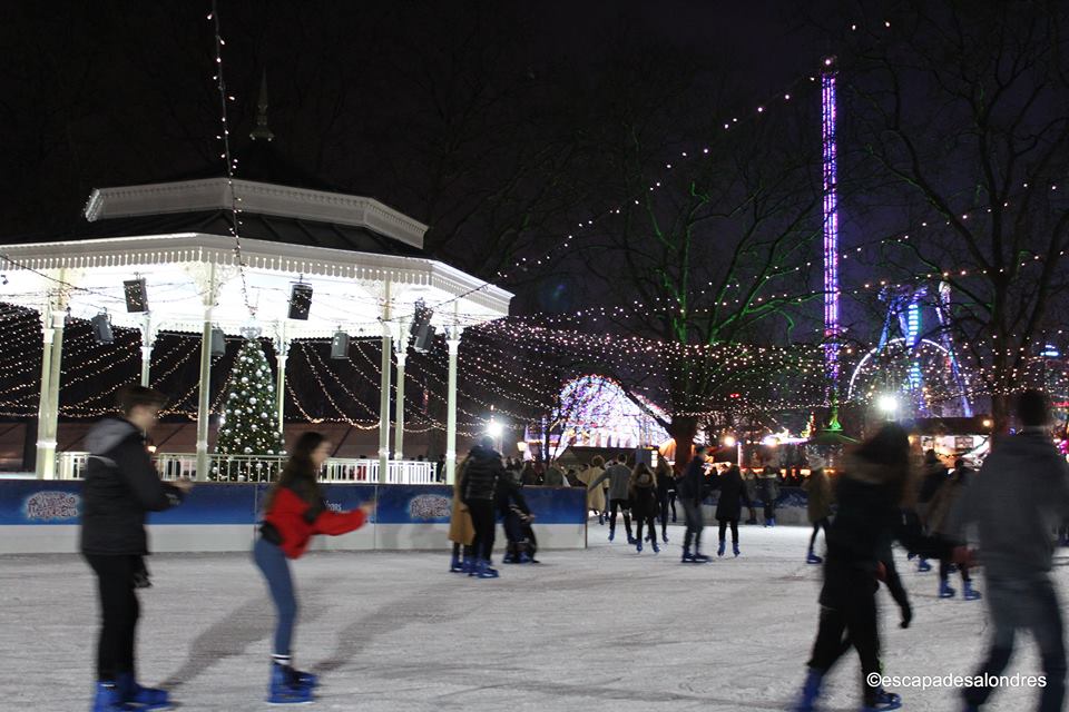 Winter wonderland ice rink
